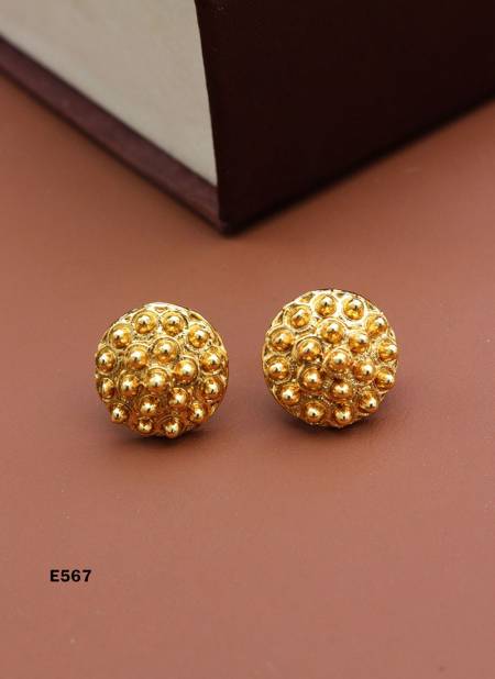 New Designer Fancy Wear Round Earings Collection E 567